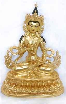 Vajrasattva 24 Carat Glided Copper