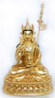 Guru Rinpoche 24 Carat Glided Copper