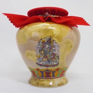 Large Ling Gesar Treasure Vase