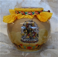 Large Ling Gesar Treasure Vase
