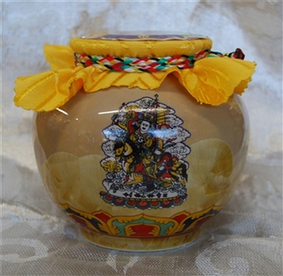 Large Ling Gesar Treasure Vase