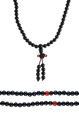 Black Obsidian Mala - 108 Beads 6mm