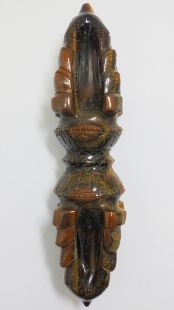 Hand Carved Tiger Eye Dorje