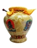 Large Five Dzambhala Treasure Vase