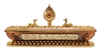 8 Auspicious Om Mani Padme Hung Classic Gold Plated Incense Burner 10 Inches