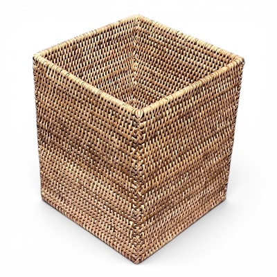 Square Waste Basket  - AB 9x9x10.5'H
