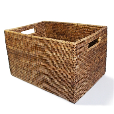 Rectangular Open Storage Basket  - AB 16x10x9.5'H