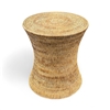 Round Stool - Natural Matte 15x17.5'H