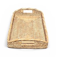 Small Rectangular Morning Tray - Natural Matte 12x8x2.25'H
