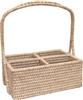 Rectangular  Condiment Basket with Handle- WW 10x7x4(12)'H