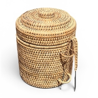 Round Ice Bucket  w/ Thermos Liner -N 8x8x10'H
