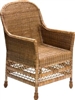 Elegant Dinning Arm Chair - AB 23x25x40'H (26 in top or arm rest)
