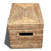 Rectangular Storage Basket  with Lid -N 16x10x9'