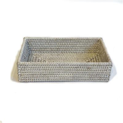 Guest Towel Bath Tray  - WW 10x6x2.25'H