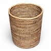 Round Waste Basket Not Tapered (11' x 10H')  Natural Matte