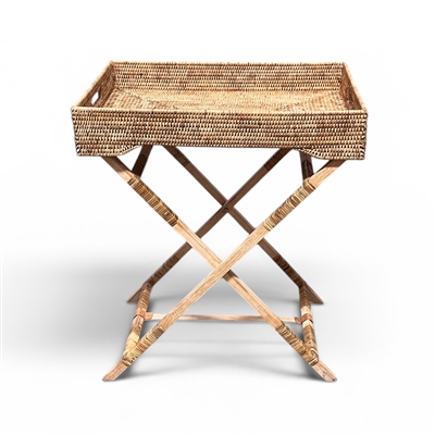 Rectangular Butler Tray with Stand - N  26x18x29.5'H