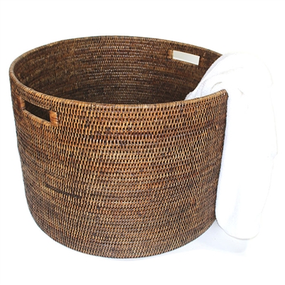 Open Round Storage Basket  - AB 20x20x14'