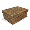 Rectangular Storage Basket with Removable Lid - AB Small 14x10x6'
