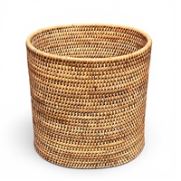 Oval Waste Basket - Natural Matte11x8x11'H