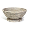 Round Pedestal Basket  - WW 11x5'H