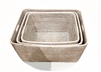 Set of 3 Family Baskets  27.75x22x13”, 24x 20x12”, 21x18x11.5