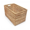 Rectangular Laundry Basket  - Natural Matte14.5x24.5x14.5'H