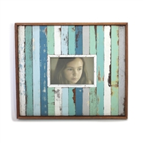 Frame RW (4x6) Full Aqua Blue Stripe 14x12" ..