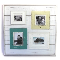 Frame RW White with  Multi Small Frames  4-pic 19x19.5x1.25" ..