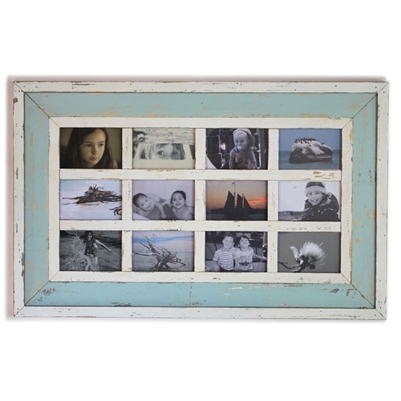 Frame RW Pale Blue 12-pic (4x6) 34x21.5"..