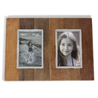 Frame SRW Wood 10x14" (2-pic 4x6")..