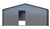 21'W x 20'D x 7'H- 4 Sided Utility Shed \ Cover
