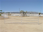 1-5/8 Horse Corral Panel 6-Rail: 16'W x 6'H