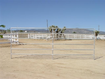 1-5/8 Horse Corral Panel 6-Rail: 16'W x 6'H