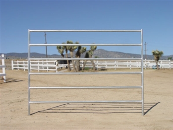 1-5/8 Horse Corral Panel 6-Rail: 8'W x 6'H