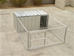 Hog Pen With Attached Shelter Enclosure