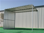 Horse Shelter Covered with 1 Side Panel