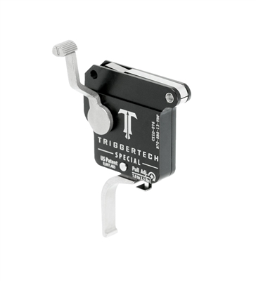 TT right safety, silver Flat, NO bolt release