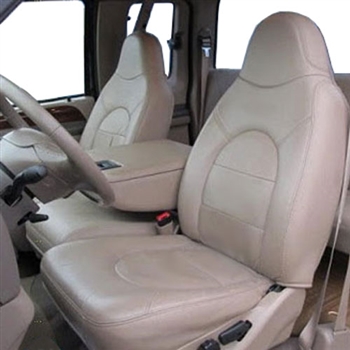 Ford F250 / F350 Lariat Crew Cab Distinctive Industries Leather Seats (3 passenger front seat), 1999, 2000
