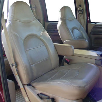 Ford F250 / F350 Lariat Crew Cab Distinctive Industries Leather Seats (2 passenger front seat), 1999, 2000