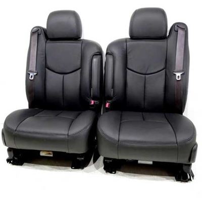 Chevrolet Silverado Regular Cab Katzkin Leather Seats, 2004 (3 passenger with two piece center armrest)