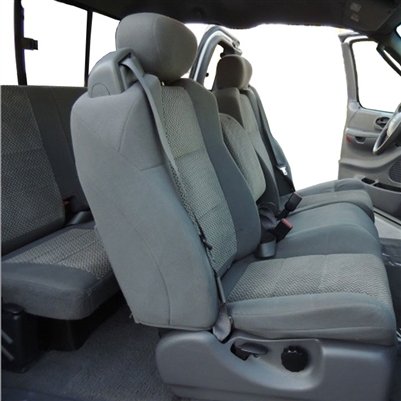 Ford F150 Super Cab Katzkin Leather Seats, 2002.5 (LB 3 passenger front seat, slip cover)