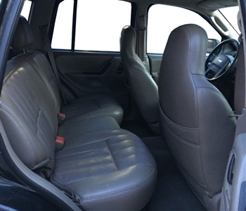 Jeep Grand Cherokee Katzkin Leather Seats (HB buckets, channeled design), 2003, 2004