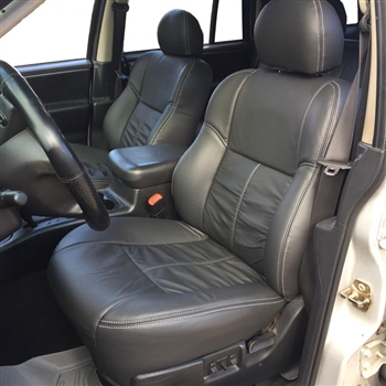 Jeep Grand Cherokee Katzkin Leather Seats (LB buckets, factory design), 2003, 2004