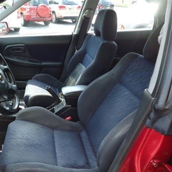 Subaru Impreza WRX Wagon Katzkin Leather Seats (LB buckets without SRS airbags), 2002, 2003, 2004, 2005