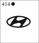 Katzkin Embroidery - Hyundai Logo, EMB-414