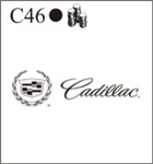 Katzkin Embroidery - Cadillac Logo with Script, EMB-C46