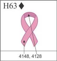 Katzkin Embroidery - Pink Awareness Ribbon, EMB-H63