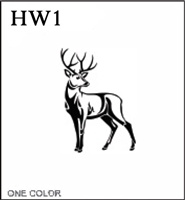 Katzkin Embroidery - Deer, EMB-HW1