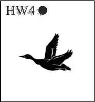 Katzkin Embroidery - Flying Duck, EMB-HW4