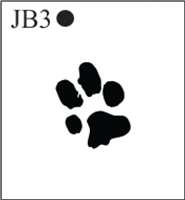 Katzkin Embroidery - Paw Print, EMB-JB3